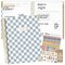 bloom daily planners 2026 Hard Cover Weekly & Monthly Planner, 8.5" x 11", Checkered